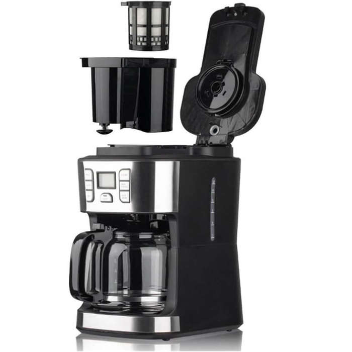 2 In 1 Automatic Drip All In One Bean To Cup Coffee Maker Grinder Machine