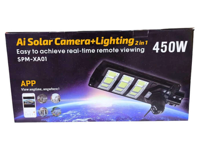 Al Solar Camera with Floodlight