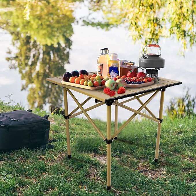 Aluminum Roll-up Camping Table