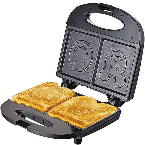 Nonstick Cartoon Pattern Sandwich Toaster
