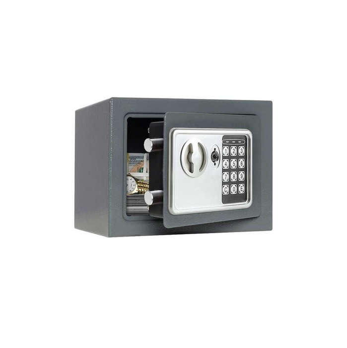 Electronic Digital Metal Safe Box with Keys