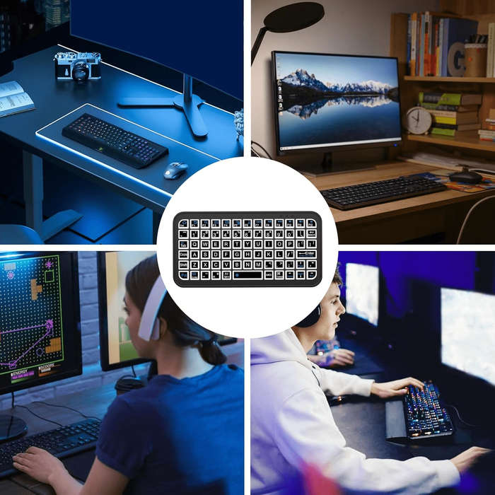 Mini Bluetooth Keyboard With Light Effect