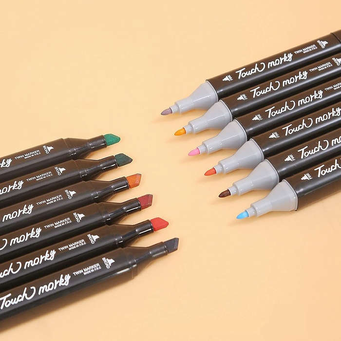 60PCS Sketch Art Markers for Kids