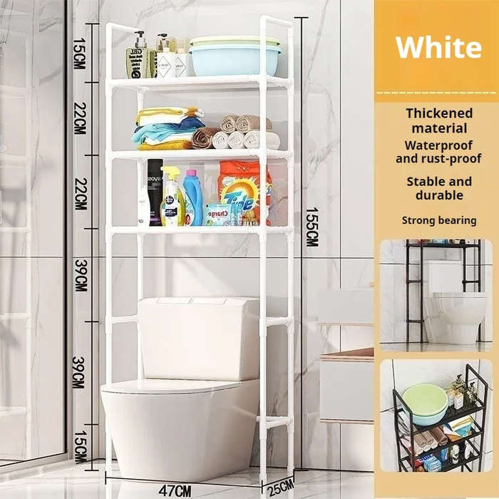 Over The Toilet Floor Standing Bathroom Storage Rack
