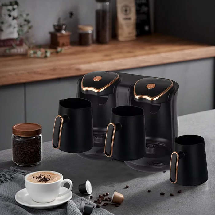 Double Cup Self Service Coffee Machine