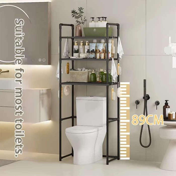 Over The Toilet Floor Standing Bathroom Storage Rack
