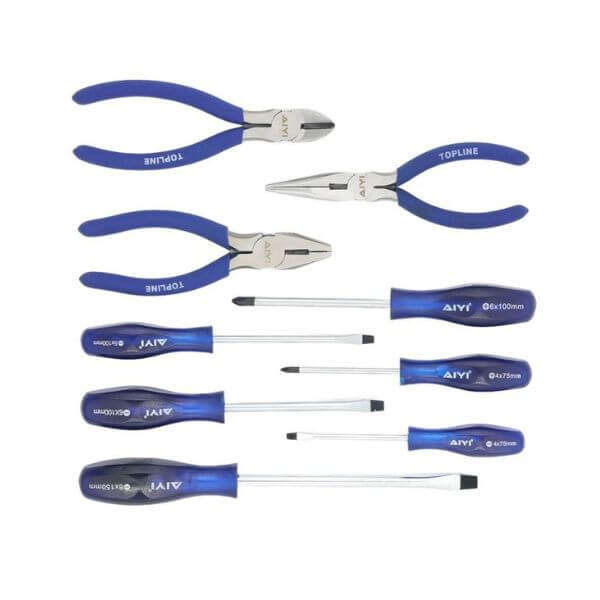 9 Piece Screwdriver and Plier Set