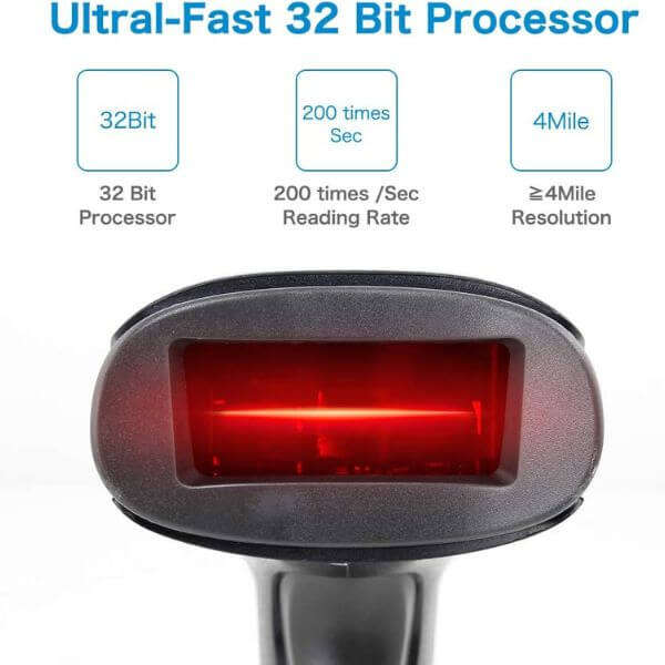 Handheld Wireless Barcode Scanner