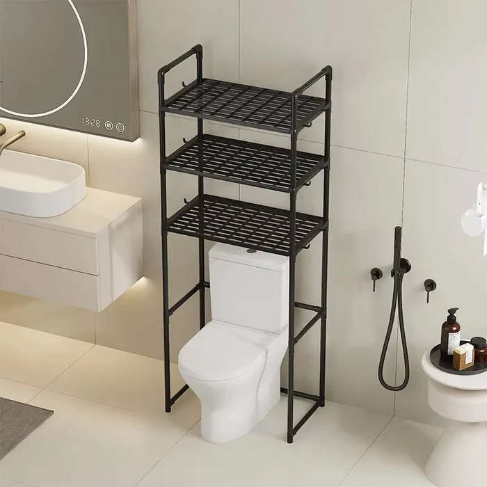 Over The Toilet Floor Standing Bathroom Storage Rack