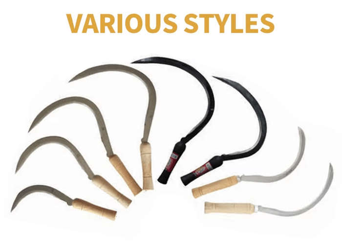 Wooden Handle Harvesting Sickle
