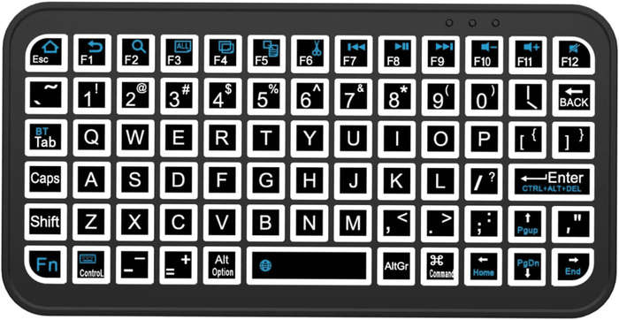 Mini Bluetooth Keyboard With Light Effect