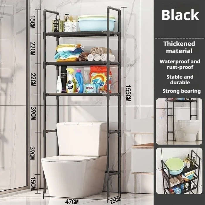 Over The Toilet Floor Standing Bathroom Storage Rack