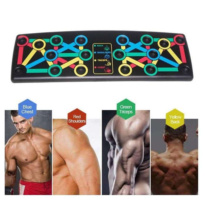 Foldable Push Up Exercise Board System