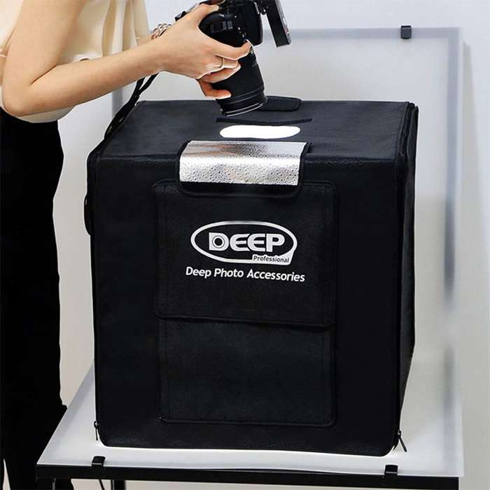 60x60cm LED Deep Professional Photography Studio Light Box Set
