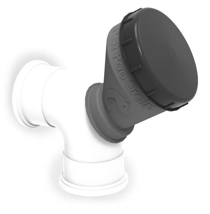 Pet Poo Drain - Dark Grey