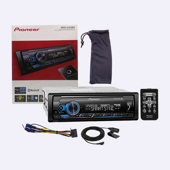 Pioneer MVH-S325BT Multimedia with Bluetooth, Spotify, Siri Eyes Free