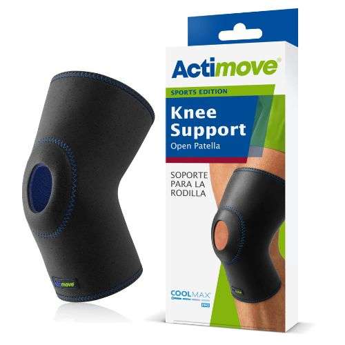 ACTIMOVE KNEE OPEN PATELLA BLK SML