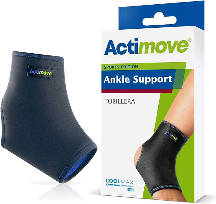 ACTIMOVE ANKLE SUPPORT BLK LRG