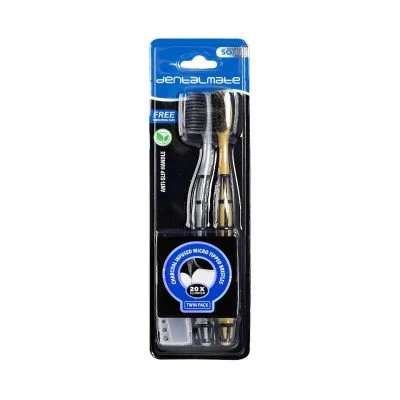 DENTALMATE T/BRUSH W/CAP ULTRA SOFT 2PCS