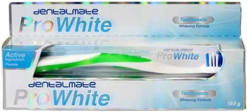 DENTALMATE PROWHITE TOOTHPASTE+BRUSH150G