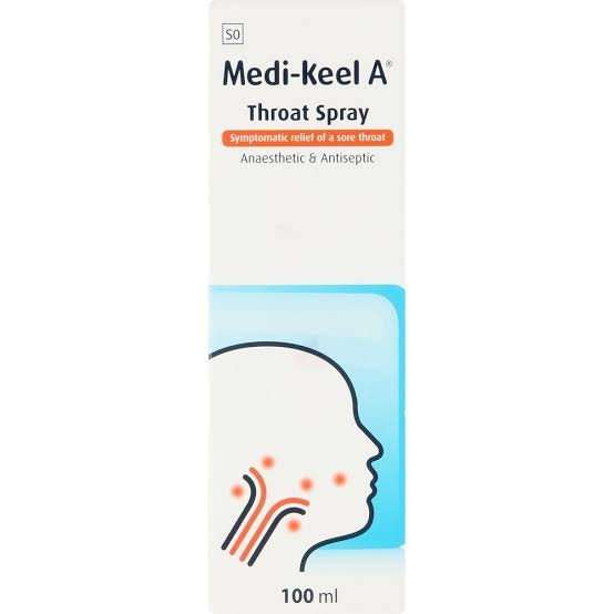 MEDI-KEEL THROAT SPRAY 100ML