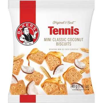 BAKERS BISCUITS MINI TENNIS 40G
