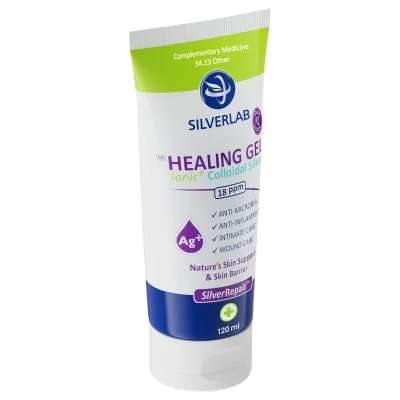 SILVERLAB COLLOIDAL SILVER HEALING GEL TUBE 120G