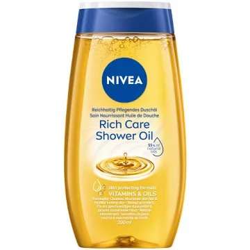 NIVEA SHOWER OIL 200ML RICH CARE