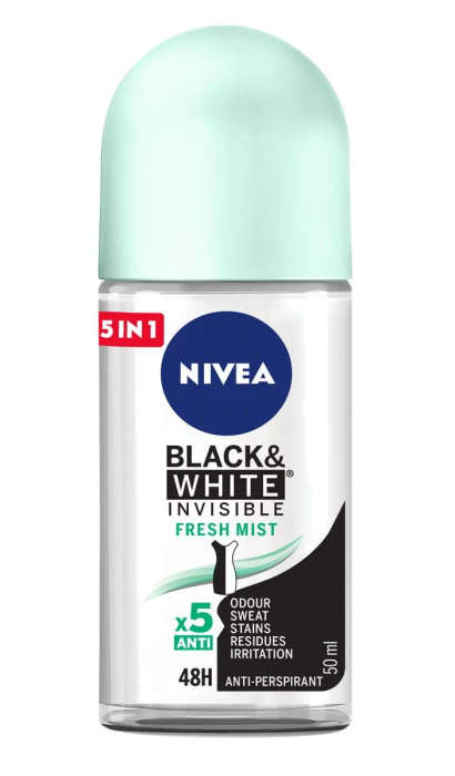 NIVEA RON LADY BLK&W FRSH MIST
