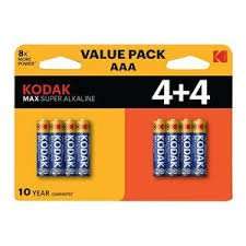 KODAK BATT MAX AAA 4+4 VALUE PACK