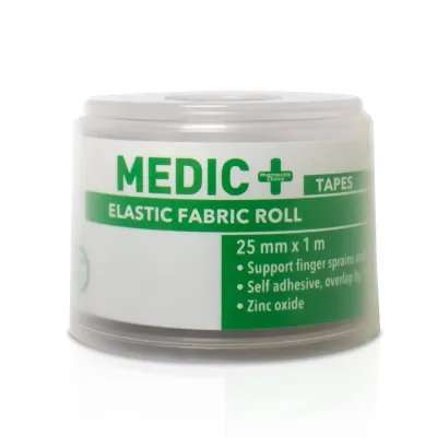 MEDIC ELASTIC FABRIC ROLL 25MMX1M