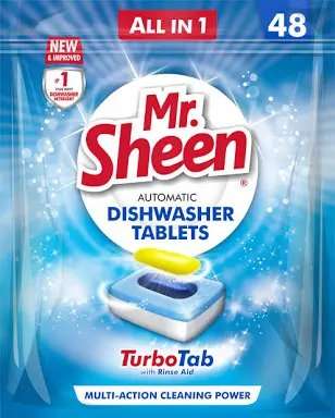 MR SHEEN DISHWASHER TABS 48