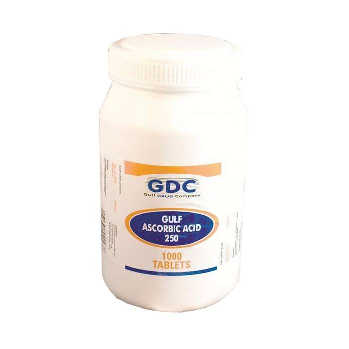 ASCORBIC ACID  250MG TABS 1000 GDC