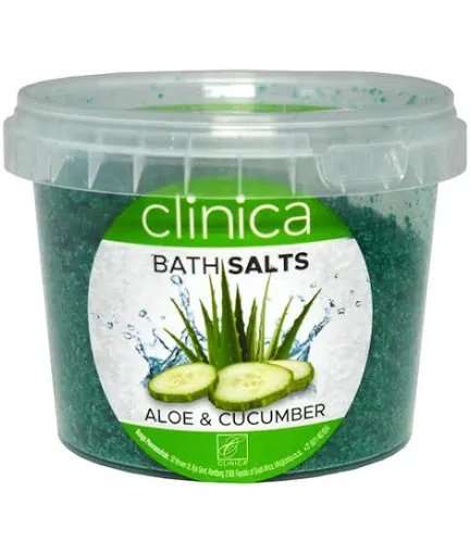 CLINICA BATH SALT 500G ALOE CUCUMBER