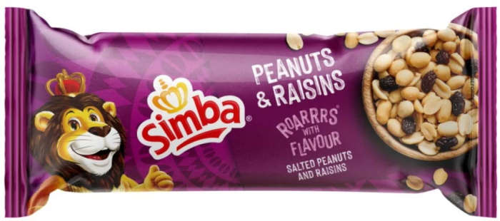 SIMBA PEANUTS & RAISINS  60G