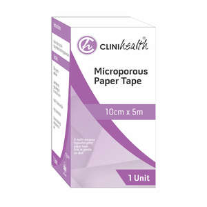 PAPER TAPE 10CMX5M CLINIHEALTH 1