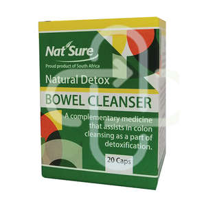 NATSURE DETOX BOWEL 20 CAPSULES