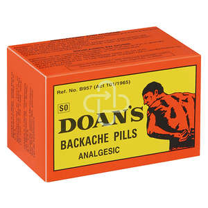 DOANS BACKACHE PILLS 100