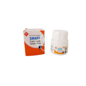 SMART FOLIC ACID 500MG 30 TABLETS