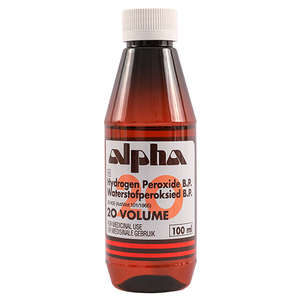 HYDROGEN PEROXIDE 20 VOLUME ALPHA 100 ML