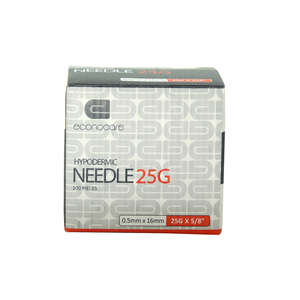 NEEDLE 25GX16MM ECONOCARE 100  ORANGE