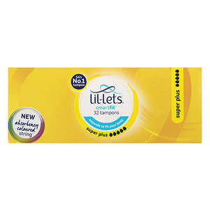 LIL-LETS SUPER PLUS 32 TAMPONS