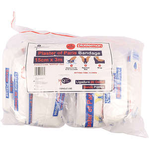 PLASTER OF PARIS BANDAGE H/E 15CMX3M 12~