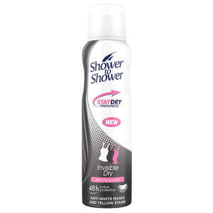 SHOWER TO SHOWER DEO INVISIBLE DRY 150ML