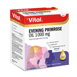 VITAL HS EVENING PRIMROSE OIL CAPS 60