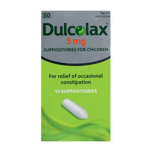 DULCOLAX PAED SUPPS 10
