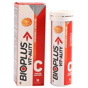 BIOPLUS VIT & MIN VIT-C 1000MG TABS 10
