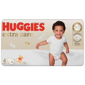 HUGGIES EXTRA CARE SIZE 4 PACK OF 52
