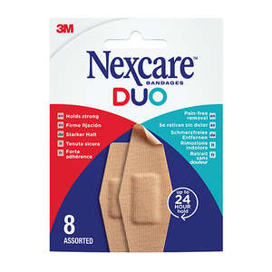 NEXCARE DUO PLASTERS ASSORTED 8