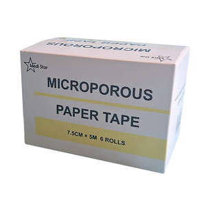 PAPER TAPE 75MM X 5M MEDISTAR 6's